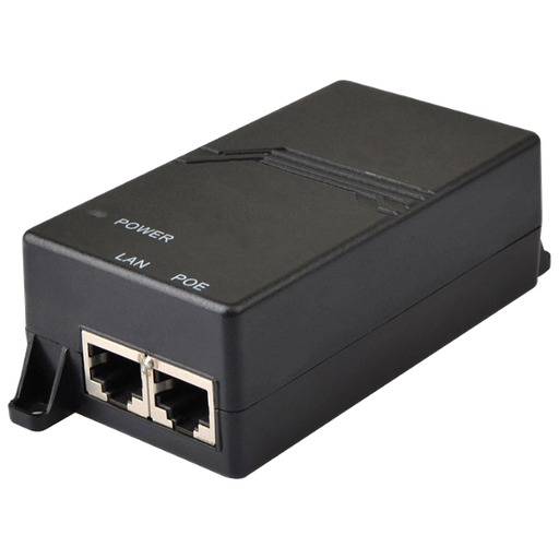 Inyector PoE 48VDC 0.5A (24W) Gigabit Ethernet