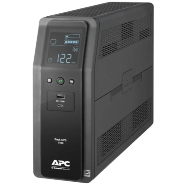 UPS APC BR1100M2-LM INTERACTIVO 120V PANTALLA LCD 600VATIOS-1.1KVA