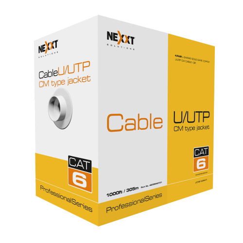 Bobina De Cable UTP Cat6 Nexxt 305m 24AWG